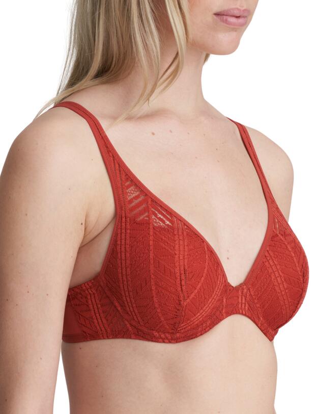 Marie Jo Richard Padded Plunge Bra in Bossa Nova
