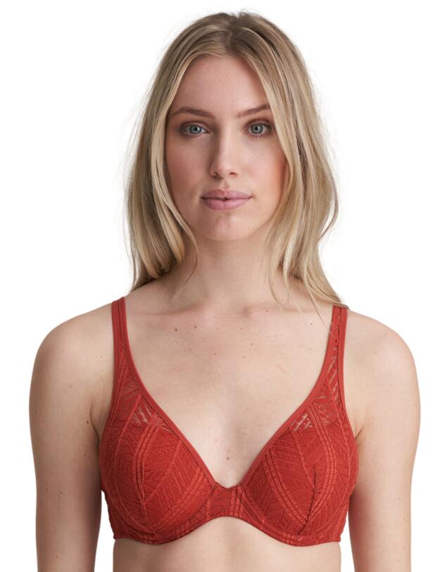 Marie Jo Richard Padded Plunge Bra in Bossa Nova