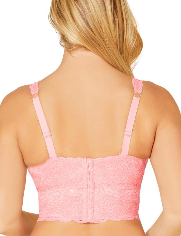 Cosabella Never Say Never Curvy Longline Bralette Quartz Pink 