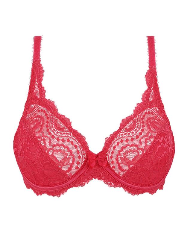 P5832 Playtex Flower Elegance Underwired Bra - P5832 Sweet Raspberry