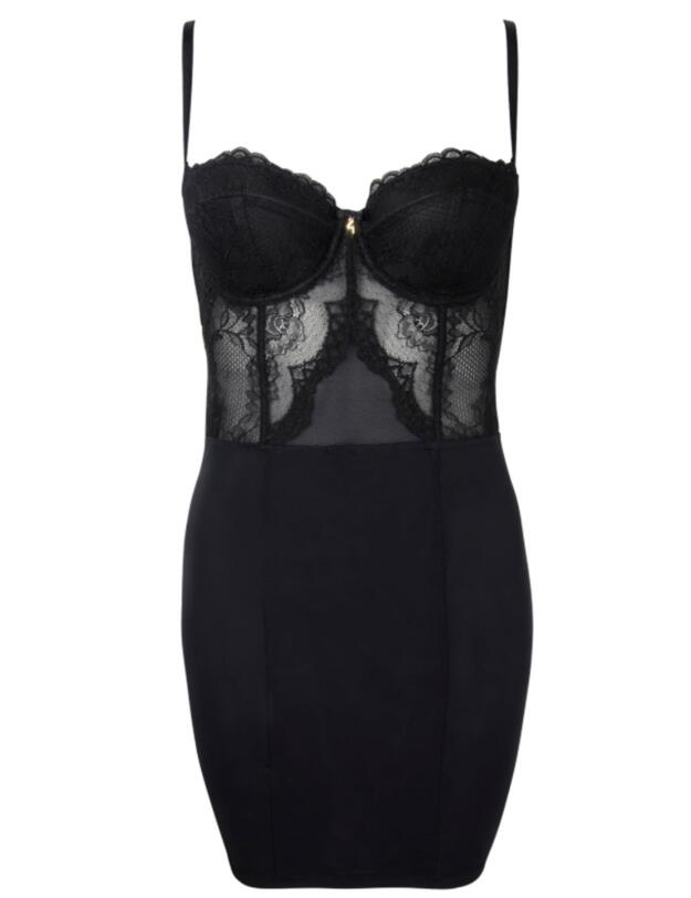 Gossard Superboost Lace Slip Dress Black