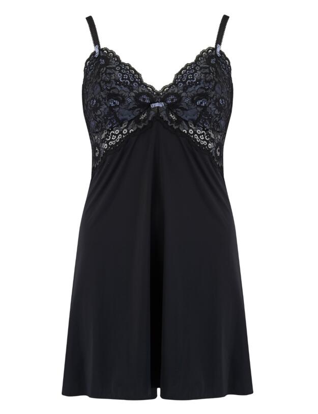 Pour Moi Opulence Chemise Slate/Black