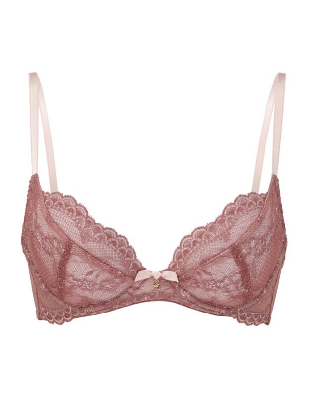 Gossard Superboost Lace Plunge Bra Cinder Rose