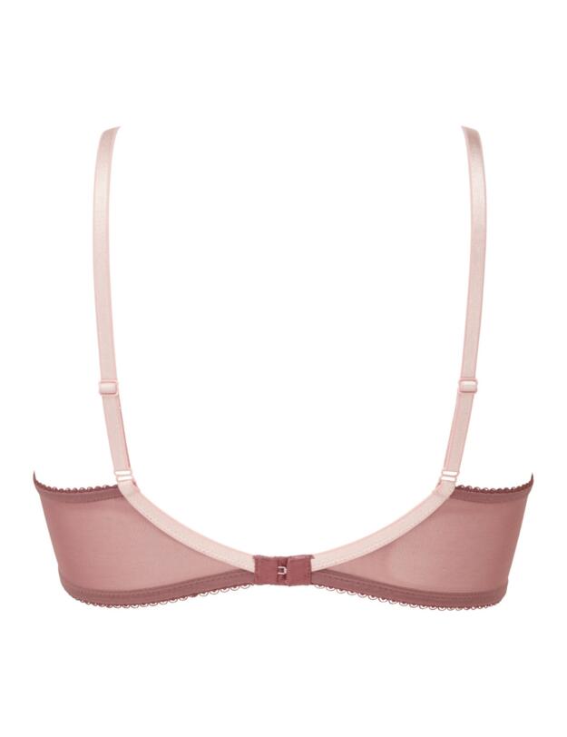 Gossard Superboost Lace Plunge Bra Cinder Rose