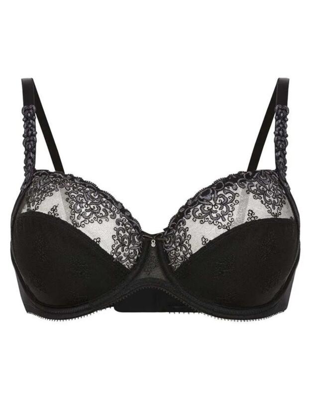 Conturelle By Felina Tiffany Underwired Bra Black
