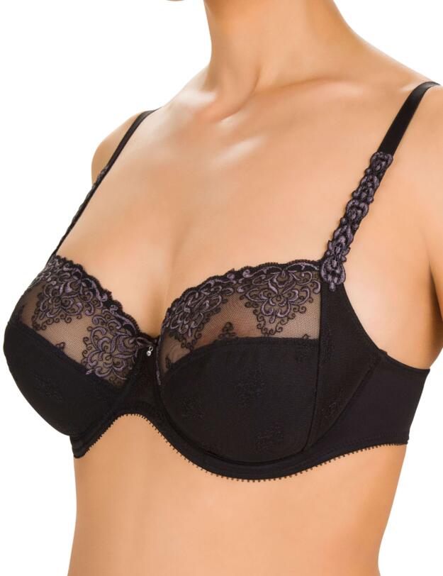 Conturelle By Felina Tiffany Underwired Bra Black