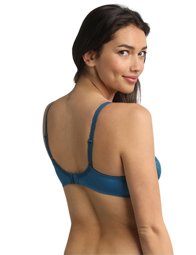  Playtex Flower Elegance Underwire Bra Patina Blue