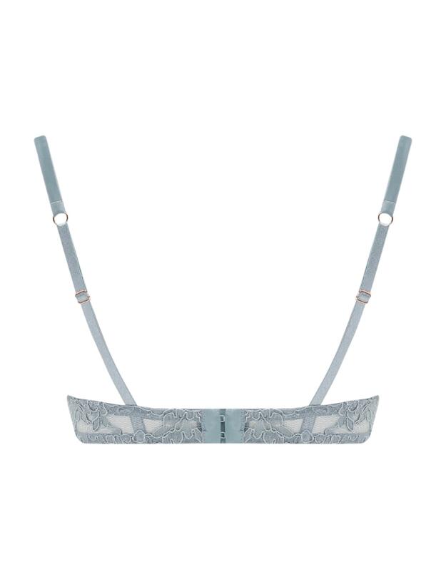 Muse by Coco De Mer Viola Plunge Bra Pale Blue 