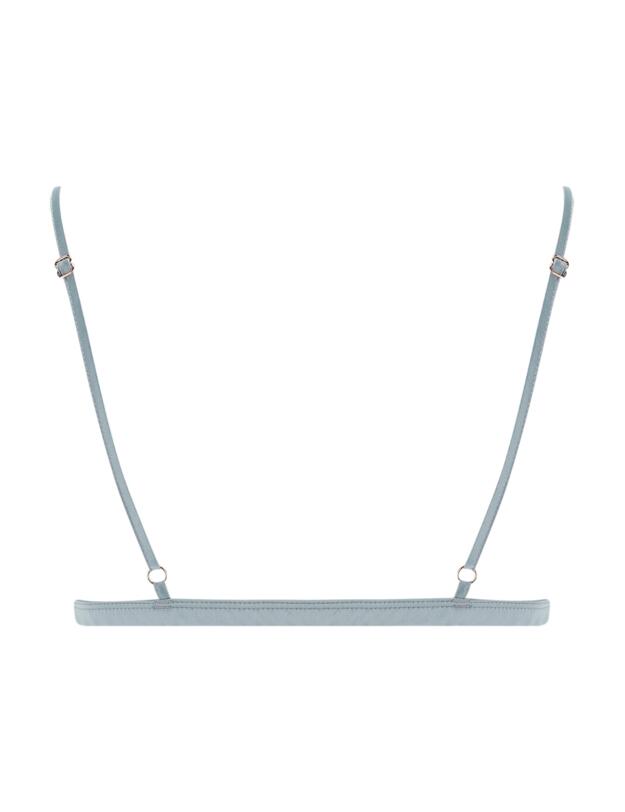 Muse by Coco De Mer Viola Triangle Bra Pale Blue 