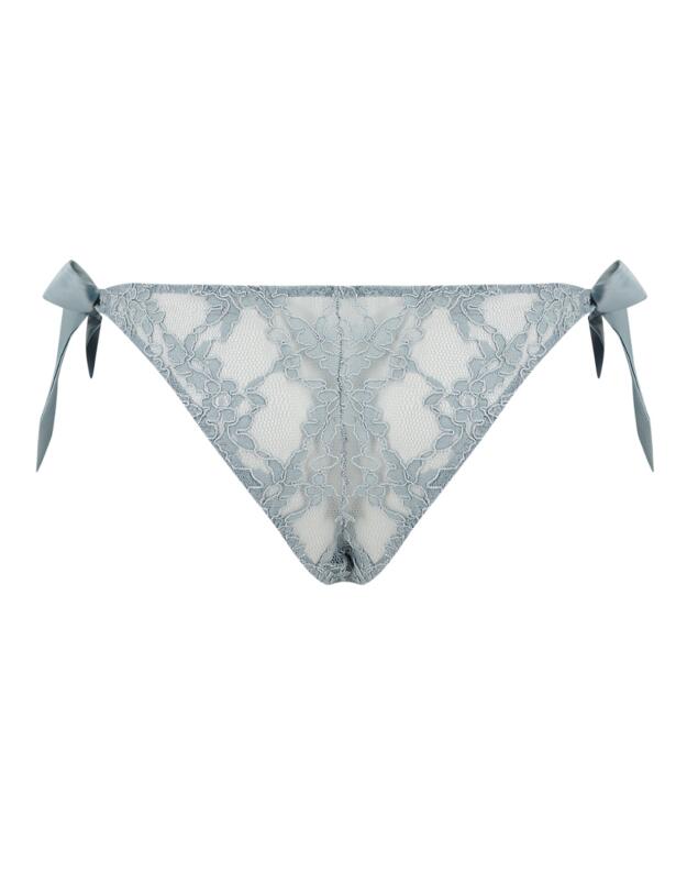 Muse by Coco De Mer viola Tie-Side Knicker Pale Blue 
