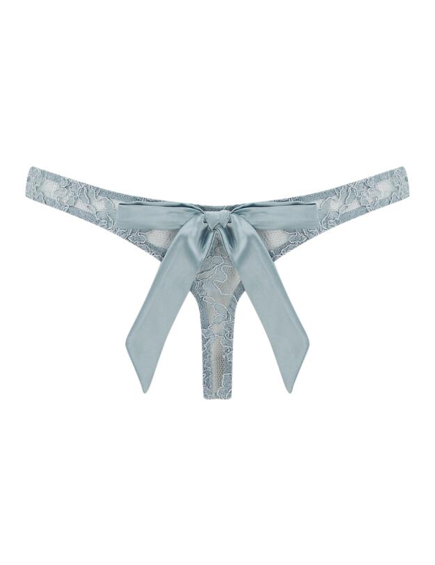 Muse by Coco De Mer Viola Thong Pale Blue 