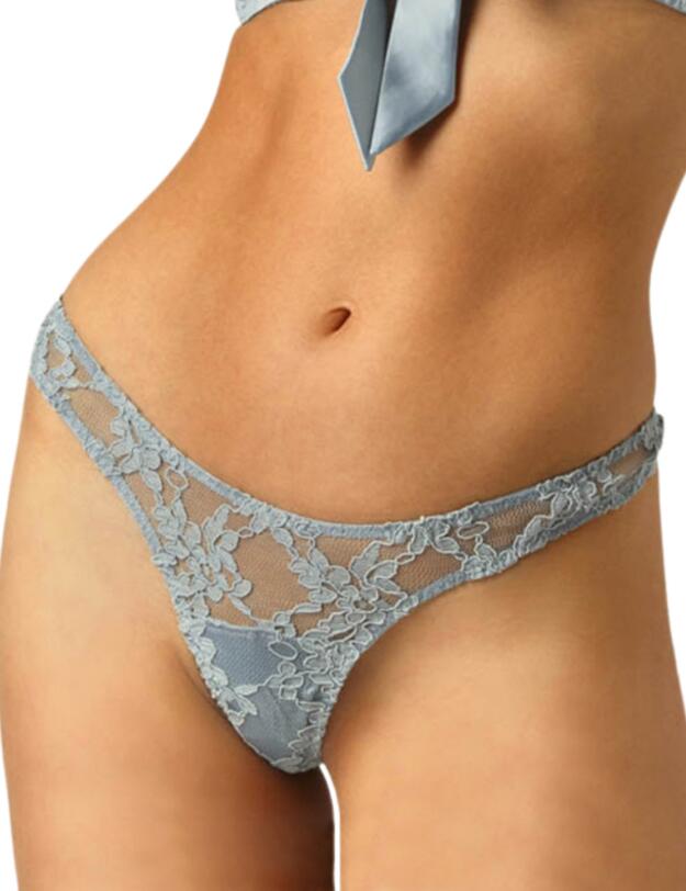 Muse by Coco De Mer Viola Thong Pale Blue 