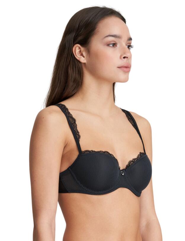 Marie Jo Anna Padded Balcony Bra Black 