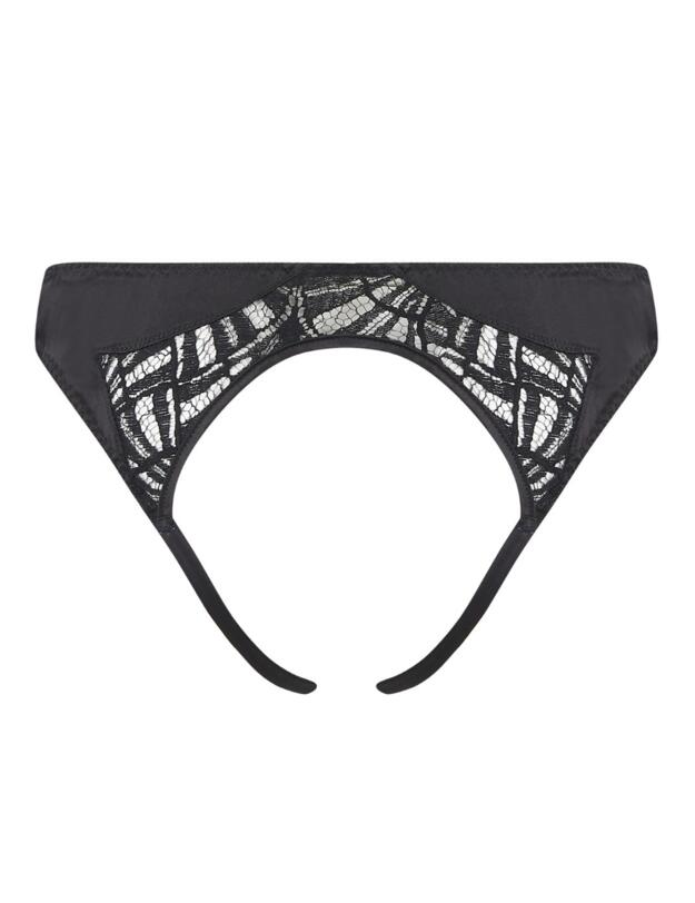 FUJ-014-01 Coco De Mer Fuji Open Knicker Black