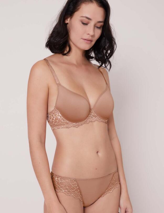 Simone Perele Caresse Bikini Brief in Preppy Nude
