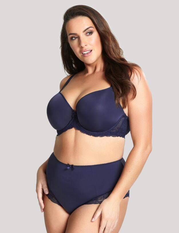 Sculptresse by Panache Sasha Moulded Plunge Bra Ink