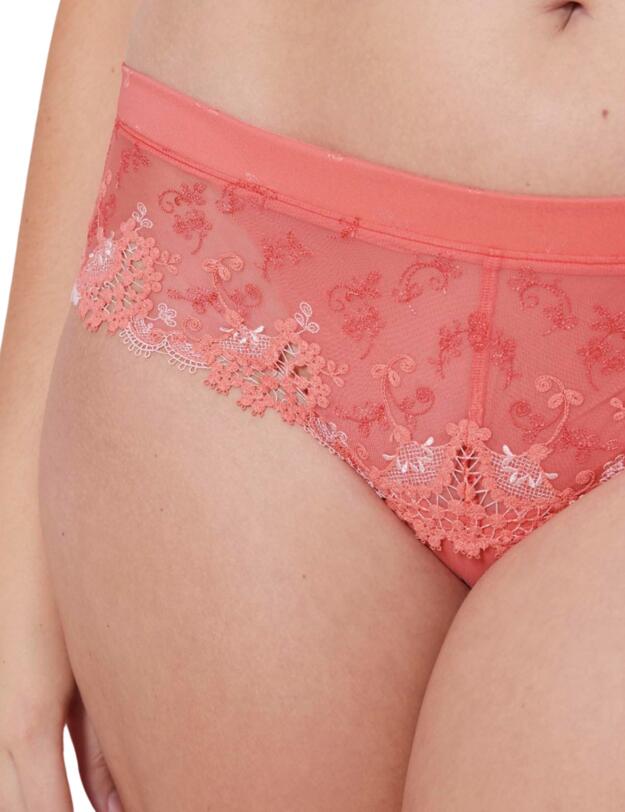 Simone Perele Wish Shorty Brief in Coral