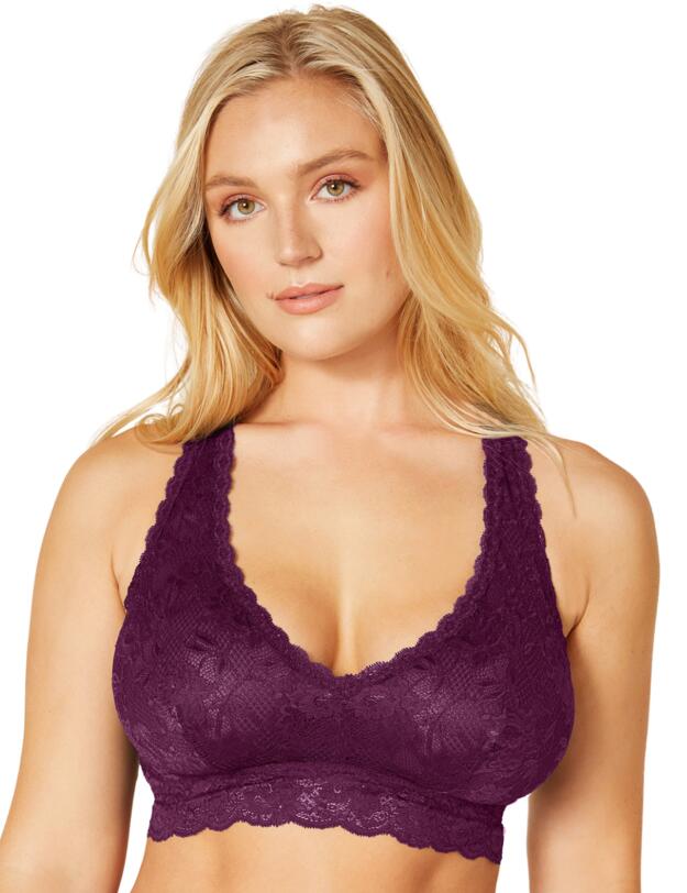 Cosabella Never Say Never Curvy Racerback Bra Deep Purple