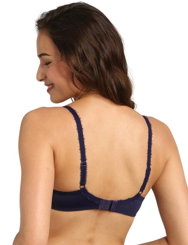 Playtex Flower Elegance Lace Bra Anchor Navy 