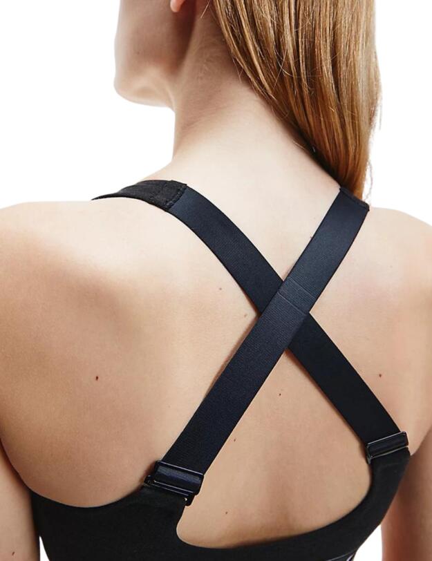 Calvin Klein Structure Cotton Underwired Bralette Black