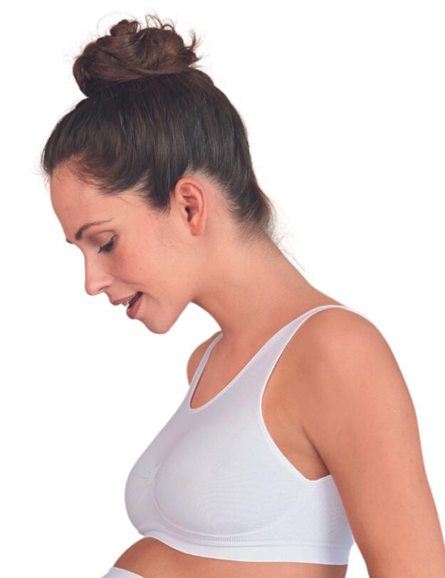 Anita Maternity Seamless Wireless Pregnancy Bustier White