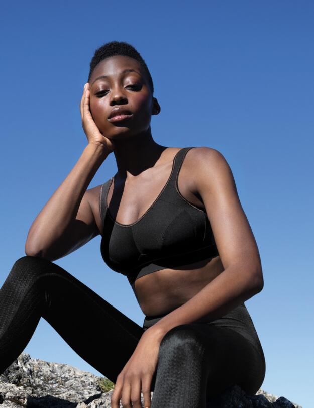 Anita Active Extreme Control Sports Bra Black/Gold