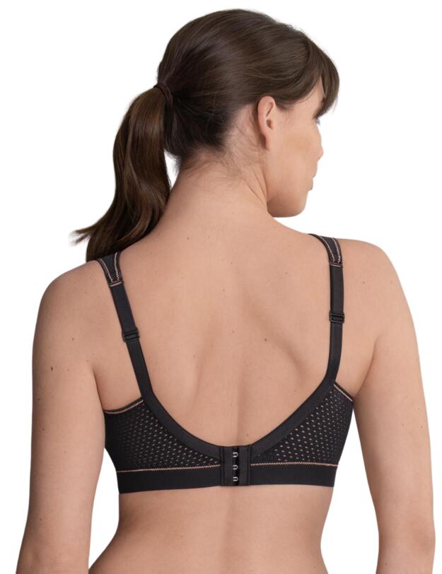 Anita Active Extreme Control Sports Bra Black/Gold