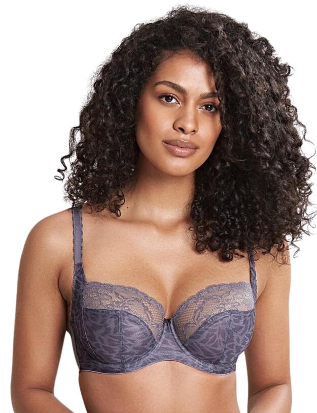 Panache Jasmine Balcony Bra Grey Animal