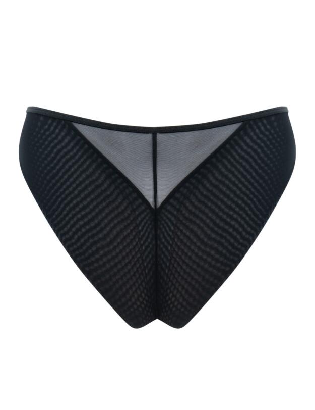 Curvy Kate Emboost Brazilian Brief Black/Pink 
