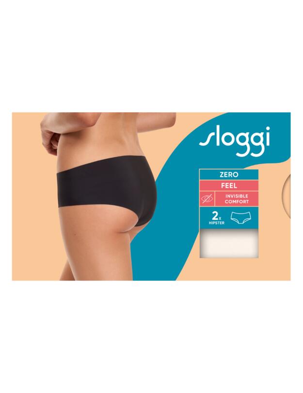 Sloggi Zero Feel Hipster Briefs 2 Pack White