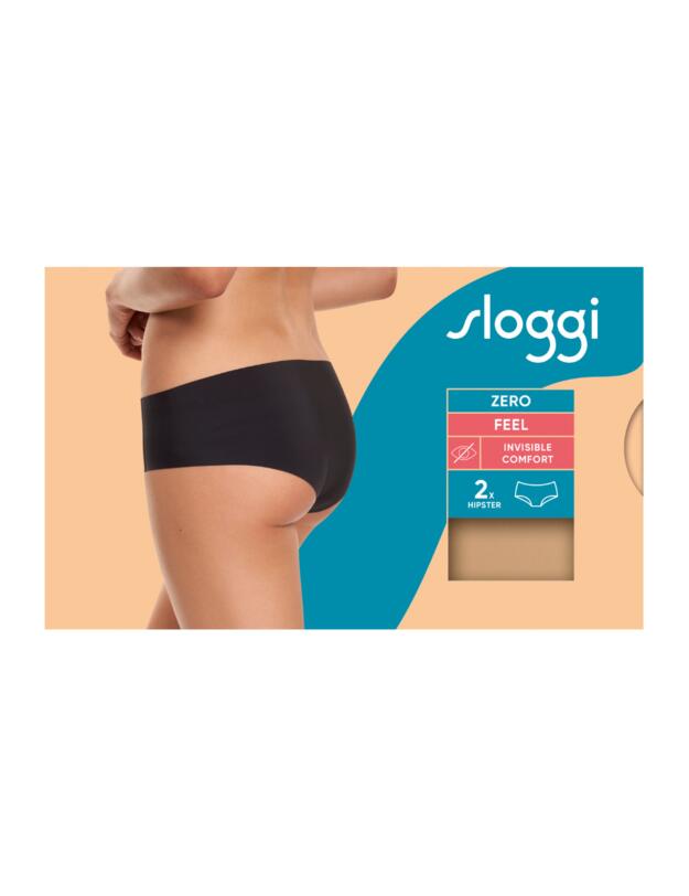 Sloggi Zero Feel Hipster Briefs 2 Pack Cognac 