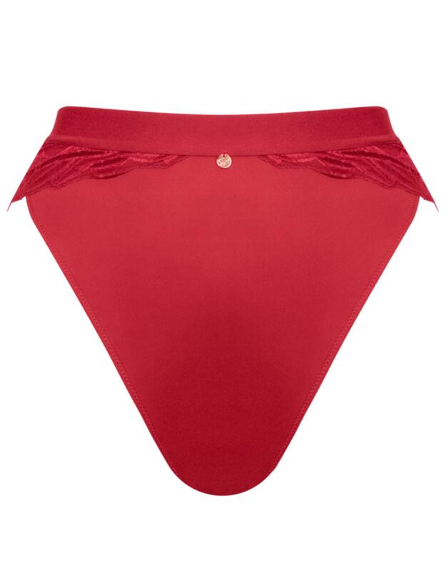 Scantilly by Curvy Kate Indulgence High Waist Brief Red 