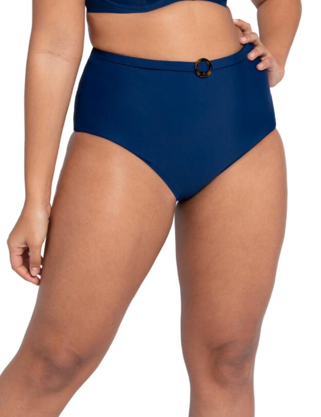 CS019505 Curvy Kate Retro Sun High Waist Swim Brief - CS019505 Navy 
