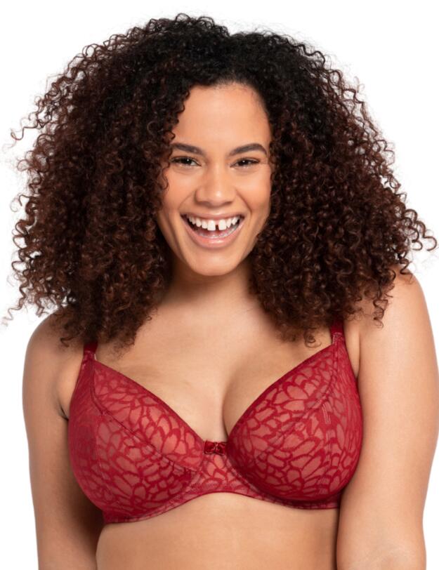 Curvy Kate Love Me Lace Plunge Bra Claret
