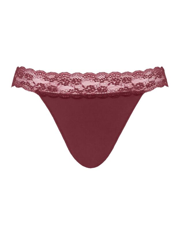 Curvy Kate Twice The Fun Reversible Thong Black/Oxblood