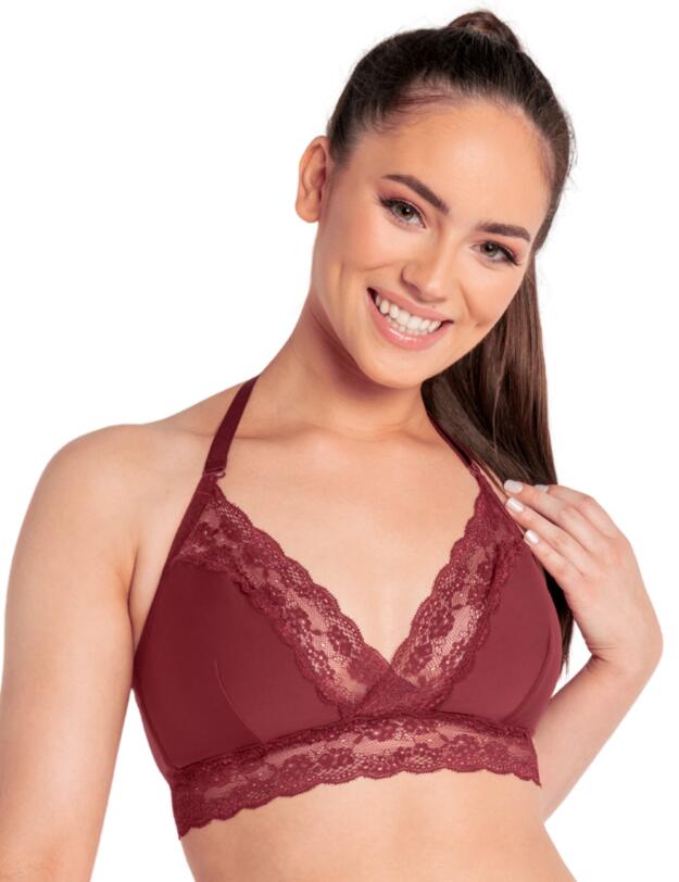 Curvy Kate Twice The Fun Reversible Bralette Bra Black/Oxblood