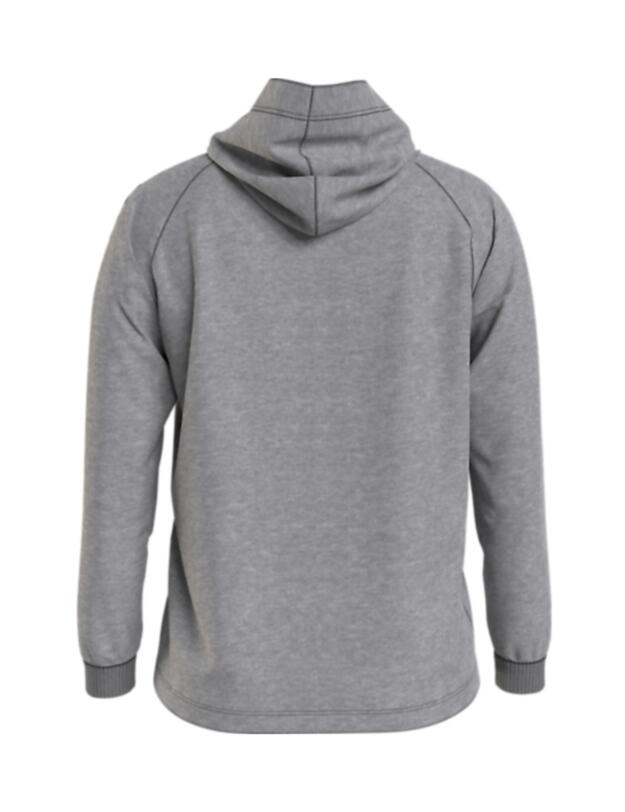 Tommy Hilfiger Tommy Embroidery Zip-Thru Hoodie Curve Medium Grey Heather 