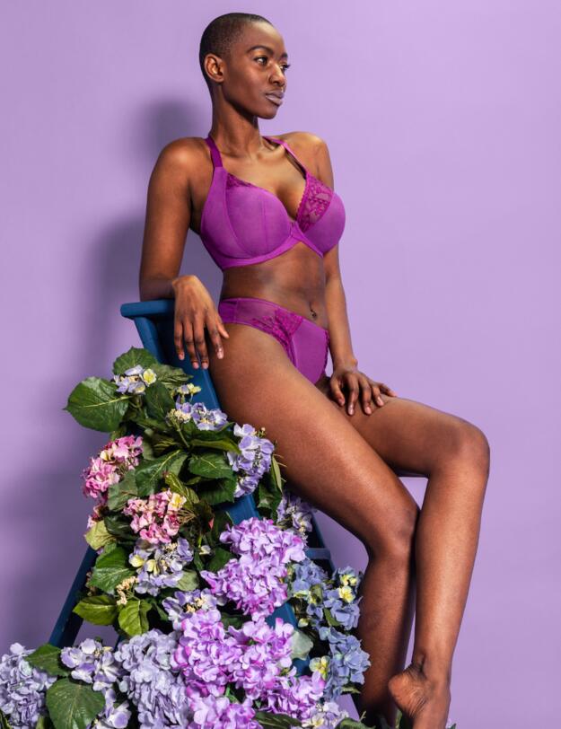 CK033101 Curvy Kate Centre Stage Full Plunge Bra - CK033101 Violet