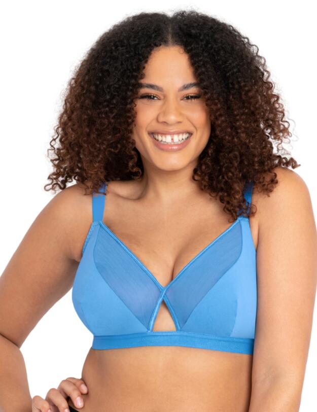 CK040110 Curvy Kate Get Up & Chill Bralette Bra - CK040110 Denim Blue