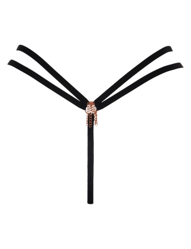 ST016200 Scantilly by Curvy Kate Unchained Thong  - ST016200 Black 