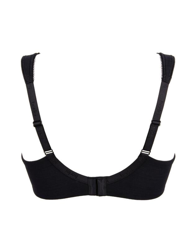 Berlei Beauty Stripe Smoothing Bra Black/Grey