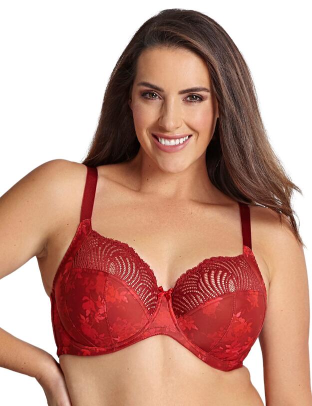 Sculptresse by Panache Arianna Full Cup Bra Red Multi 