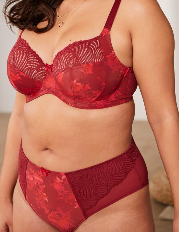 Sculptresse by Panache Arianna Full Cup Bra Red Multi 