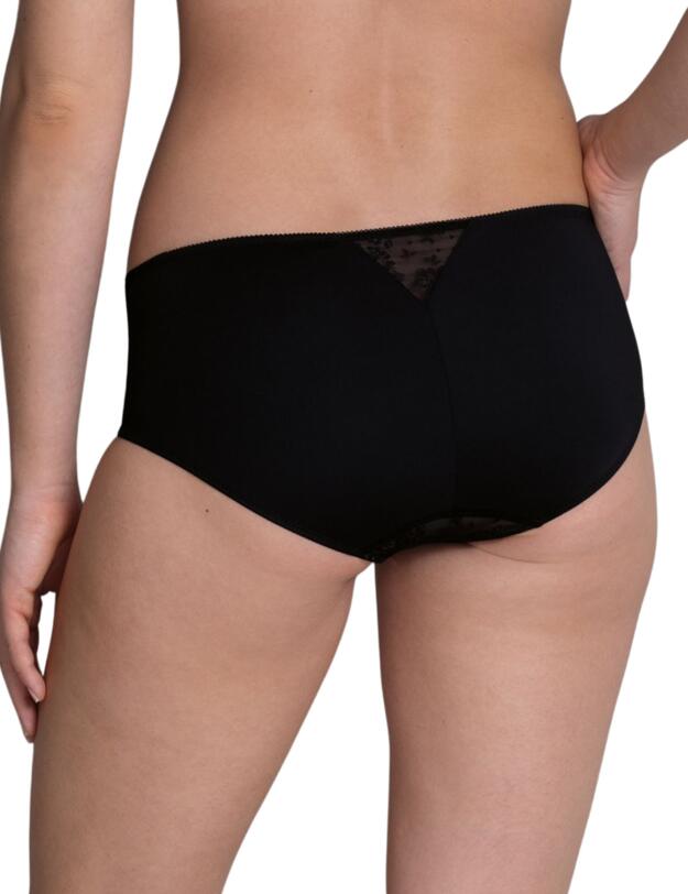 Rosa Faia Fleur High Waist Briefs Black 
