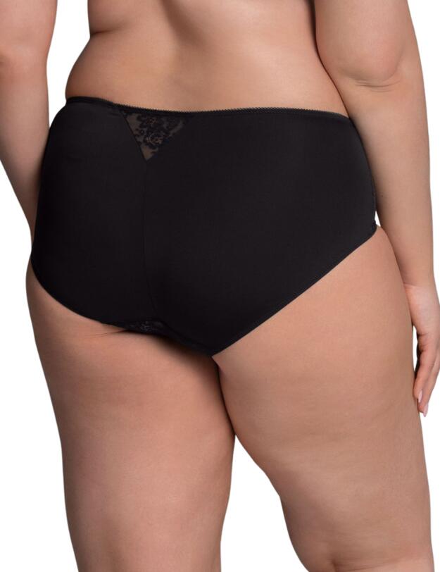Rosa Faia Fleur High Waist Briefs Black 
