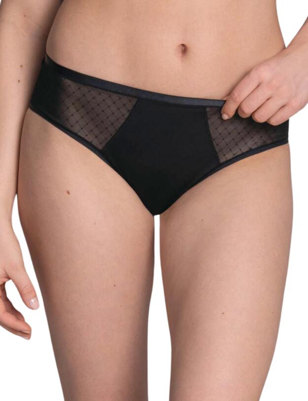 Rosa Faia Eve High Waist Briefs Black 