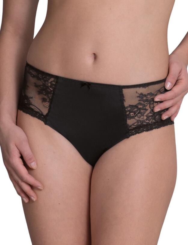Rosa Faia Abby High Waist Briefs+ Black 