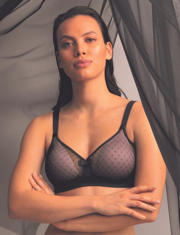 Rosa Faia Eve Non-Wired Padded Bra Black 