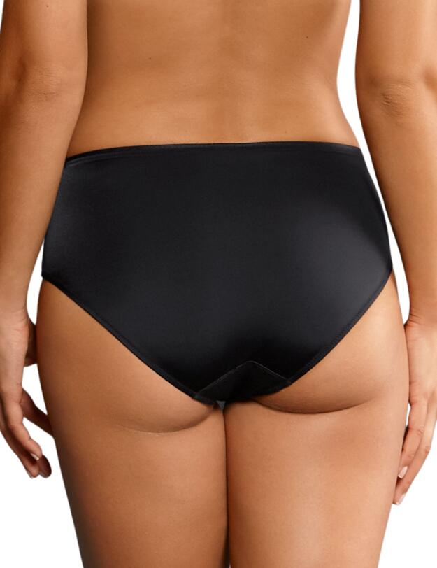 Rosa Faia Emily High Waist Briefs + Black 