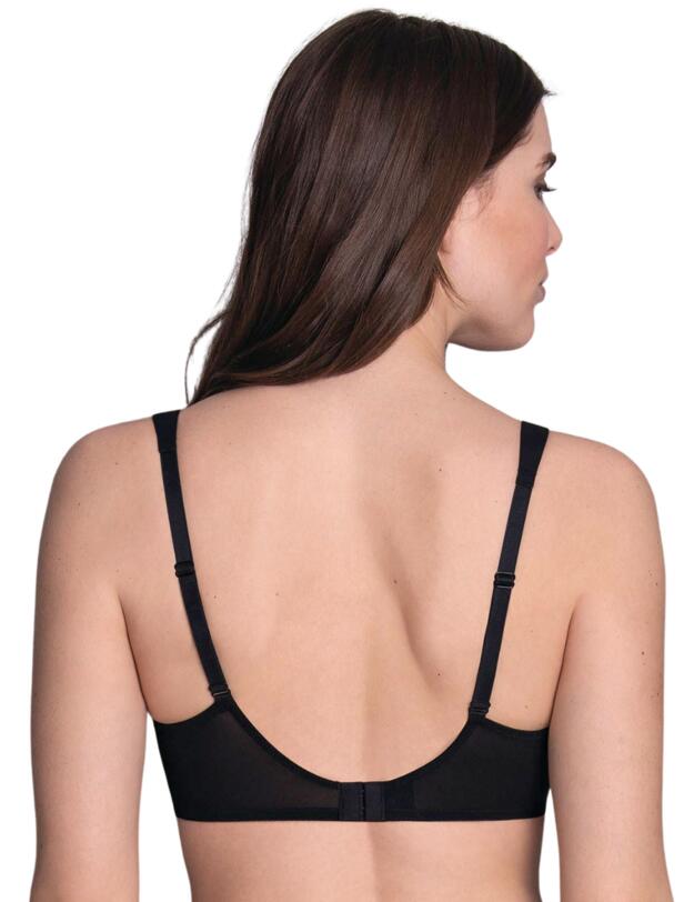 Rosa Faia Eve Underwired Padded Bra Black 